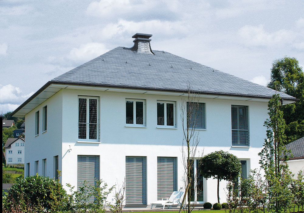 schuppendeckung moderne architektur