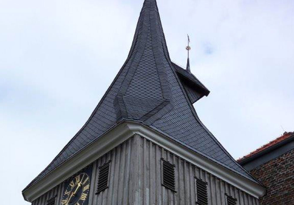 spitzwinkeldeckung schieferdach