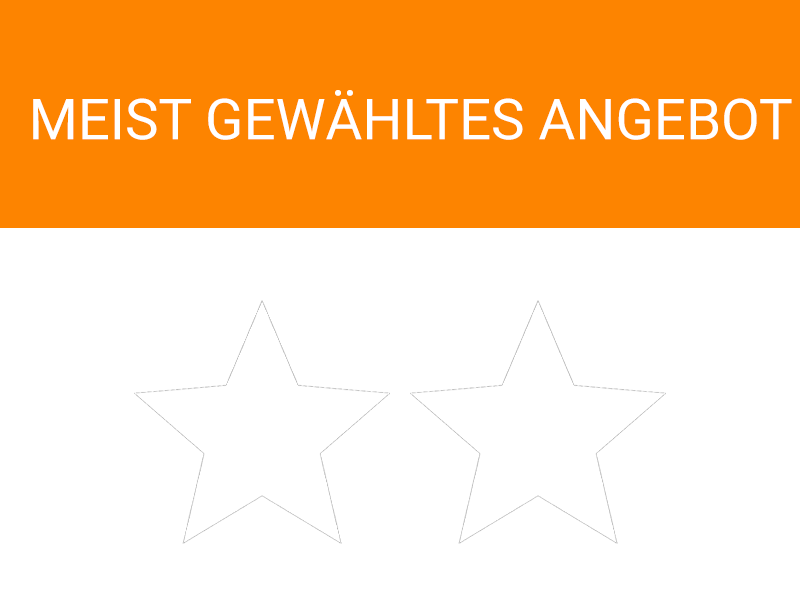 MEIST GEWÄHLTES ANGEBOT – 2 Sterne